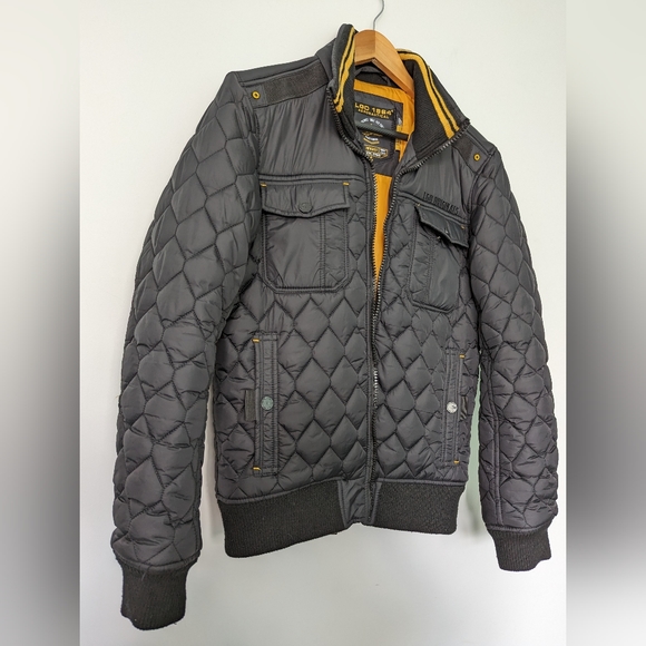 Black LGD 1964 Aeronautical Aviation Aviator Bomber Jacket | Utility Core - Picture 2 of 14